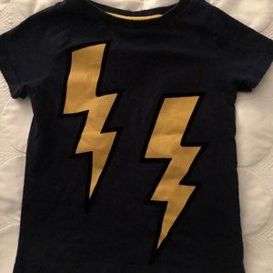 Boys tshirt  with lightning bolts